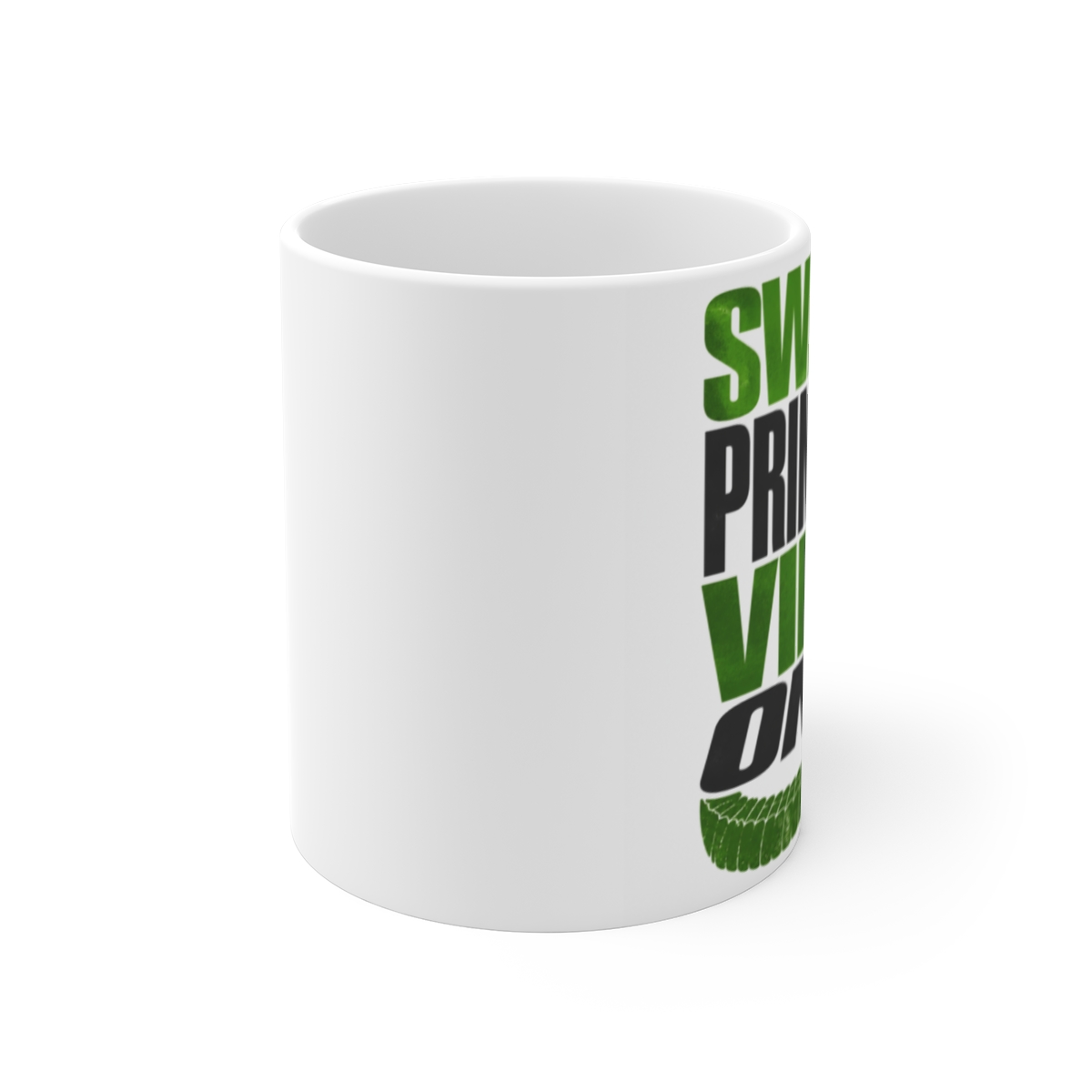 Doechii "Swamp Princess Vibes Only" White Mug - alternate angle 1, merchandise