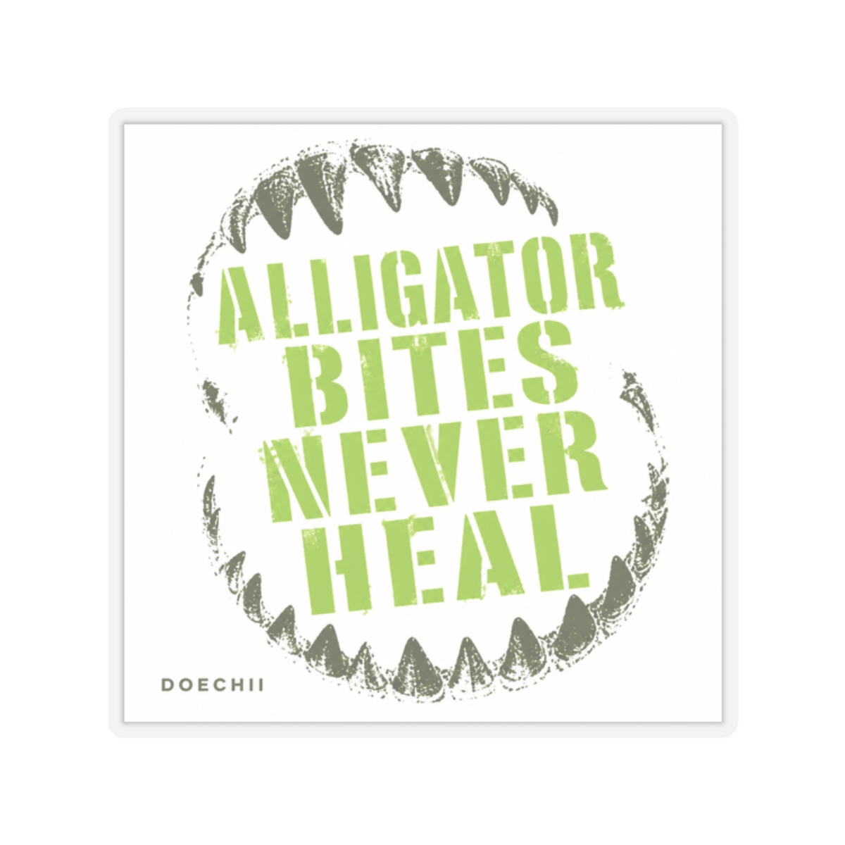 Doechii "Alligator Bites Never Heal" Sticker