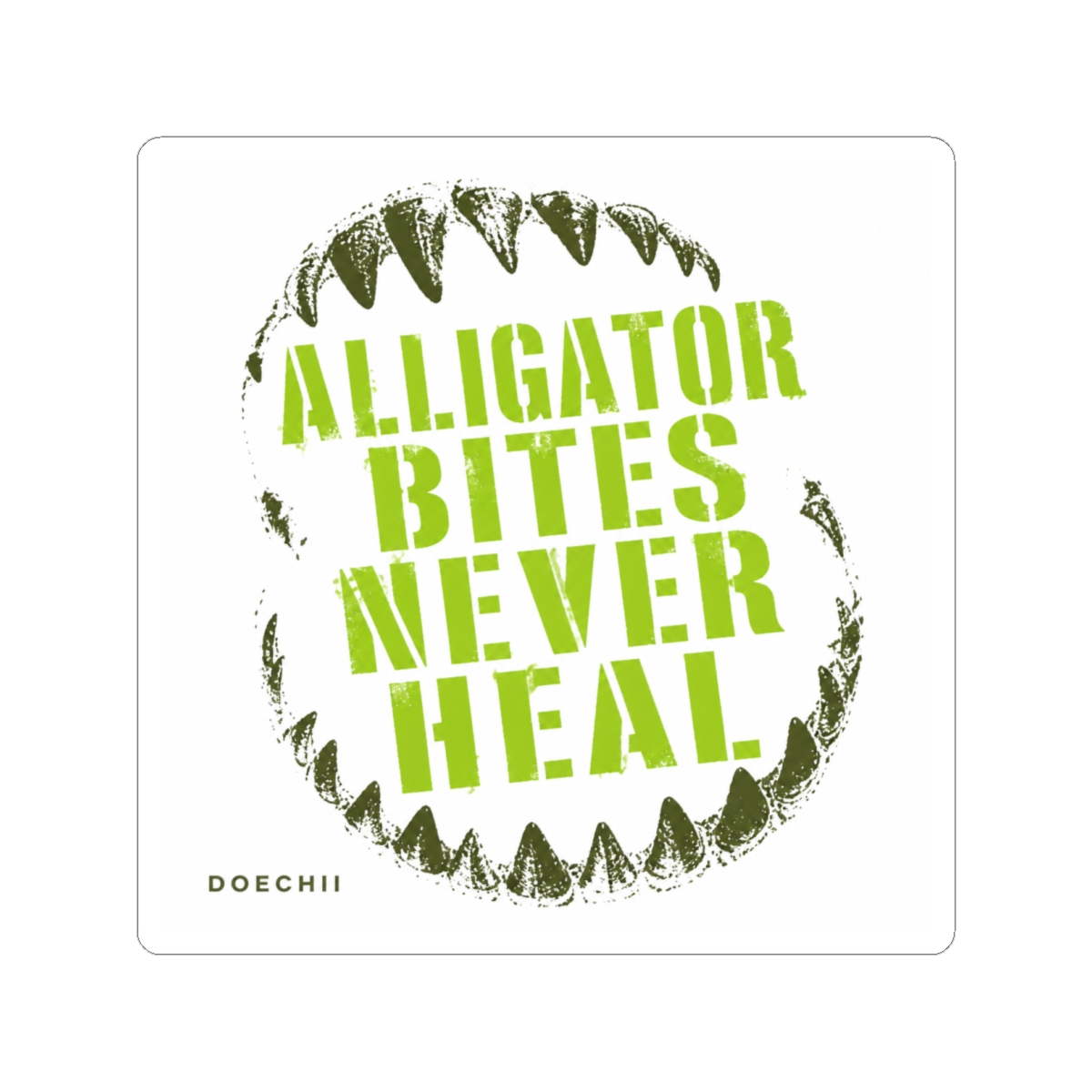 Doechii "Alligator Bites Never Heal" Sticker