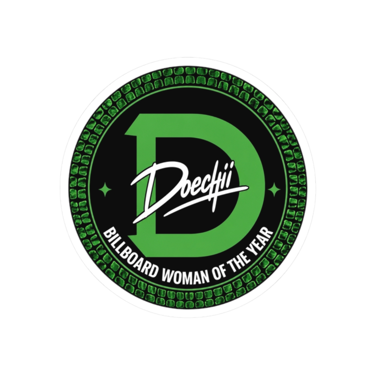 Doechii "Billboard Woman of the Year" Sticker - Official Stickers merchandise